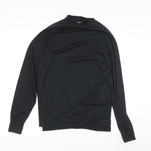 Trespass Men's Black Long Sleeve T-Shirt, Medium