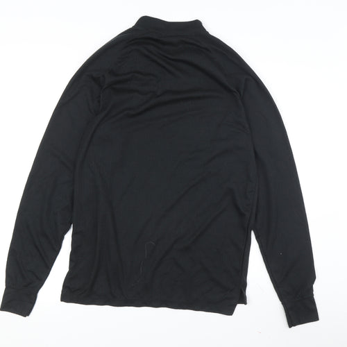 Trespass Men's Black Long Sleeve T-Shirt, Medium
