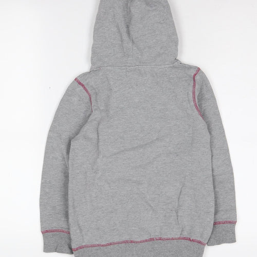 Disney Girls Grey Hoodie 8-9 Years Cartoon Pullover