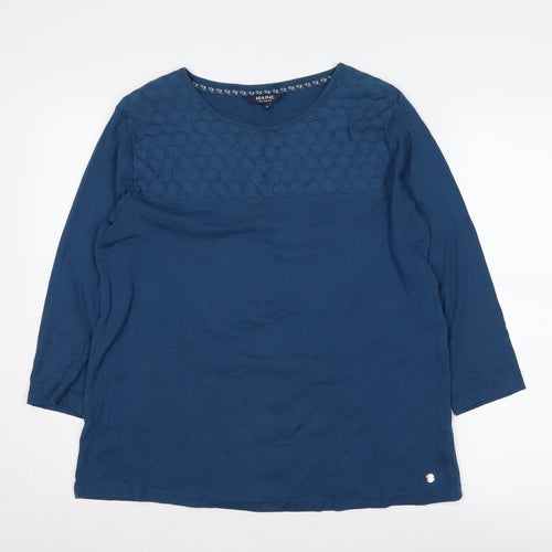Maine New England Women's Blue Basic Blouse, Size 20