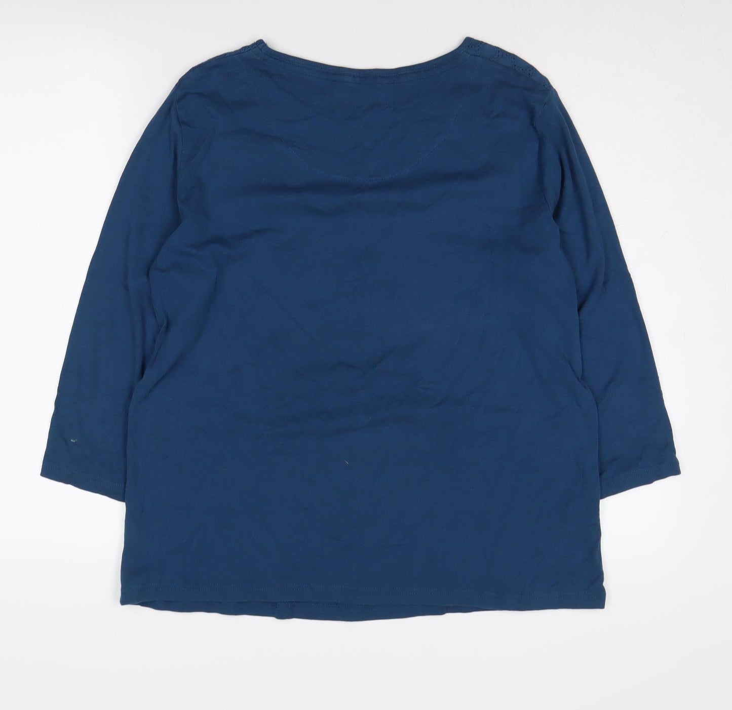 Maine New England Women's Blue Basic Blouse, Size 20