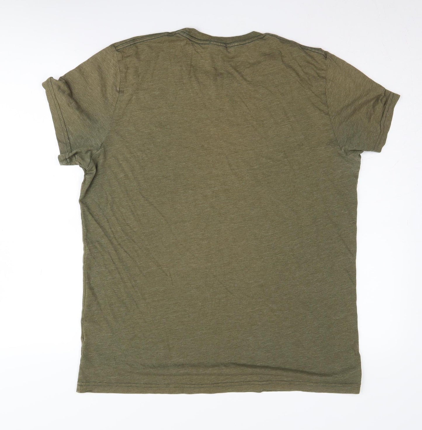 Abercrombie & Fitch Men's Green L T-Shirt