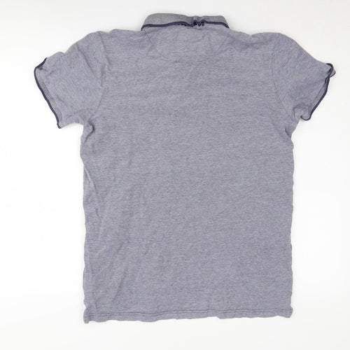 SoulCal & Co Men’s Grey Polo Shirt L Collared Short Sleeve