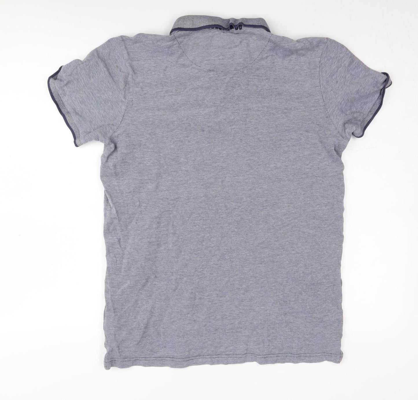 SoulCal & Co Men’s Grey Polo Shirt L Collared Short Sleeve