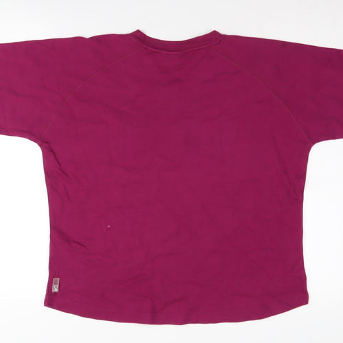 Head Burgundy Unisex V-Neck T-Shirt Size 16