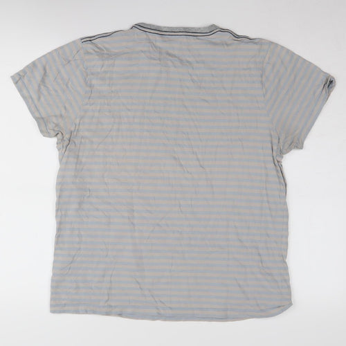 Pepe Jeans Unisex Blue Striped M Jersey T-Shirt