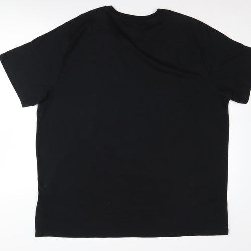 Elf Men's Black XXL Christmas Graphic T-Shirt