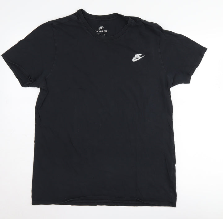 Nike Men's Black Athletic T-Shirt, Size S