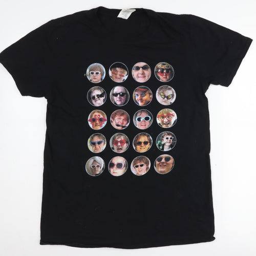 Gildan Black Unisex T-Shirt, Medium, Funny Graphic Tee