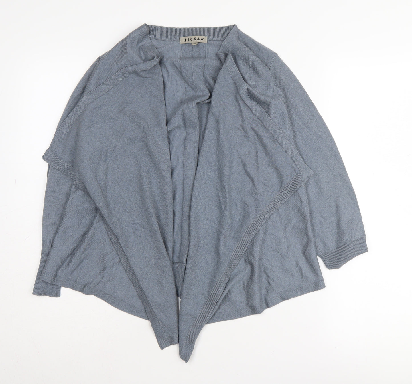Jigsaw Women's Blue Cardigan, Medium, Silk-Cashmere Blend