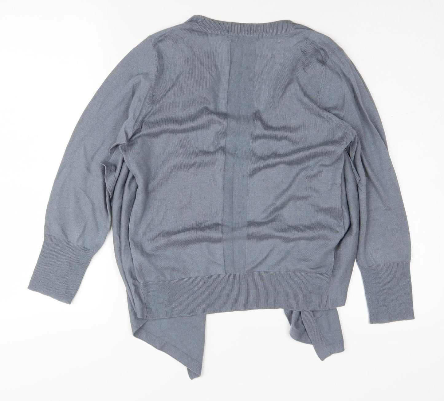 Jigsaw Women's Blue Cardigan, Medium, Silk-Cashmere Blend