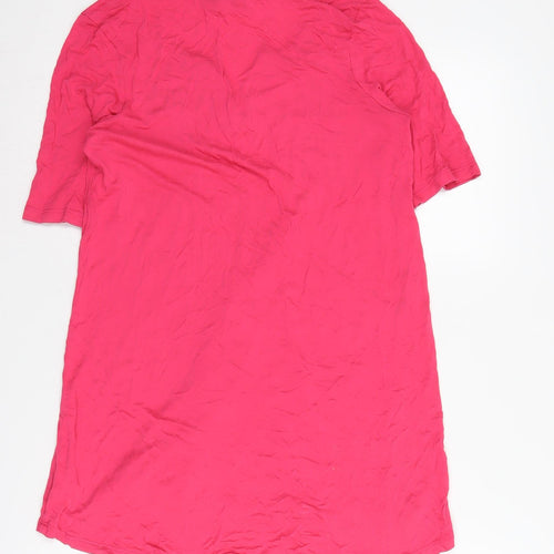 Next Women's Pink V-Neck Tunic Top Size 8