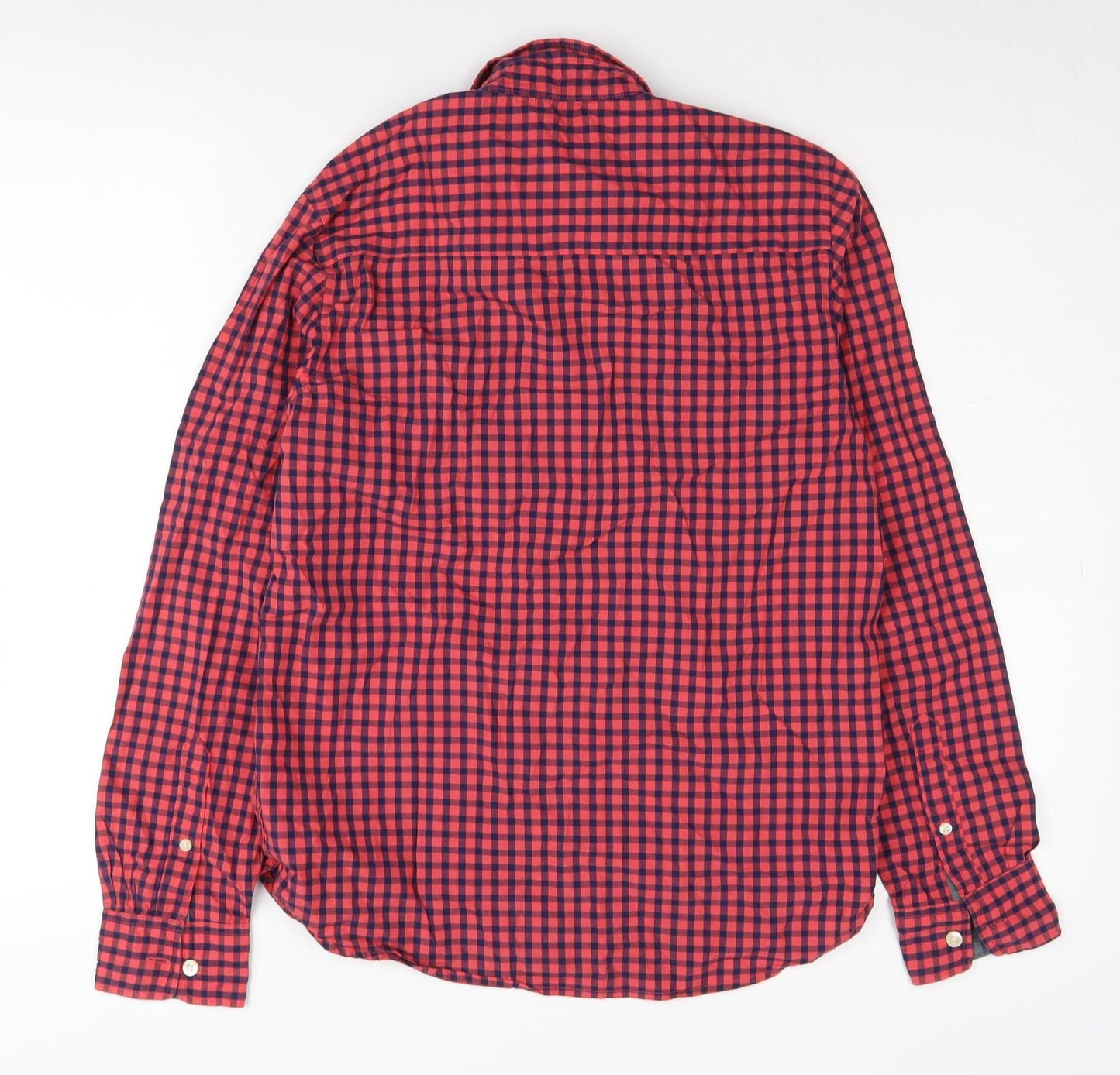 H&M Red Check Regular Fit Unisex Shirt Size 12