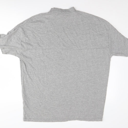 ASOS Men's Grey Crew Neck T-Shirt - Size S
