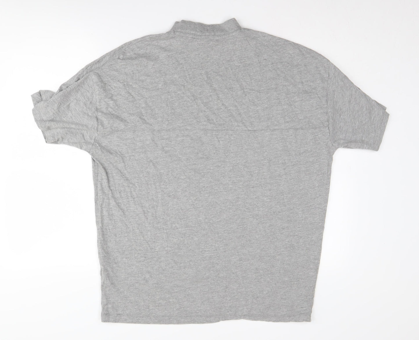 ASOS Men's Grey Crew Neck T-Shirt - Size S