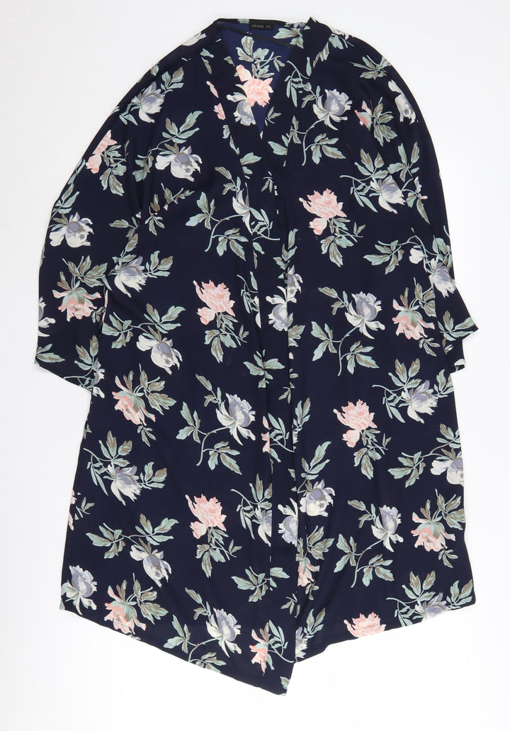 Oysho Women's Multicoloured Wrap Floral Jumper M