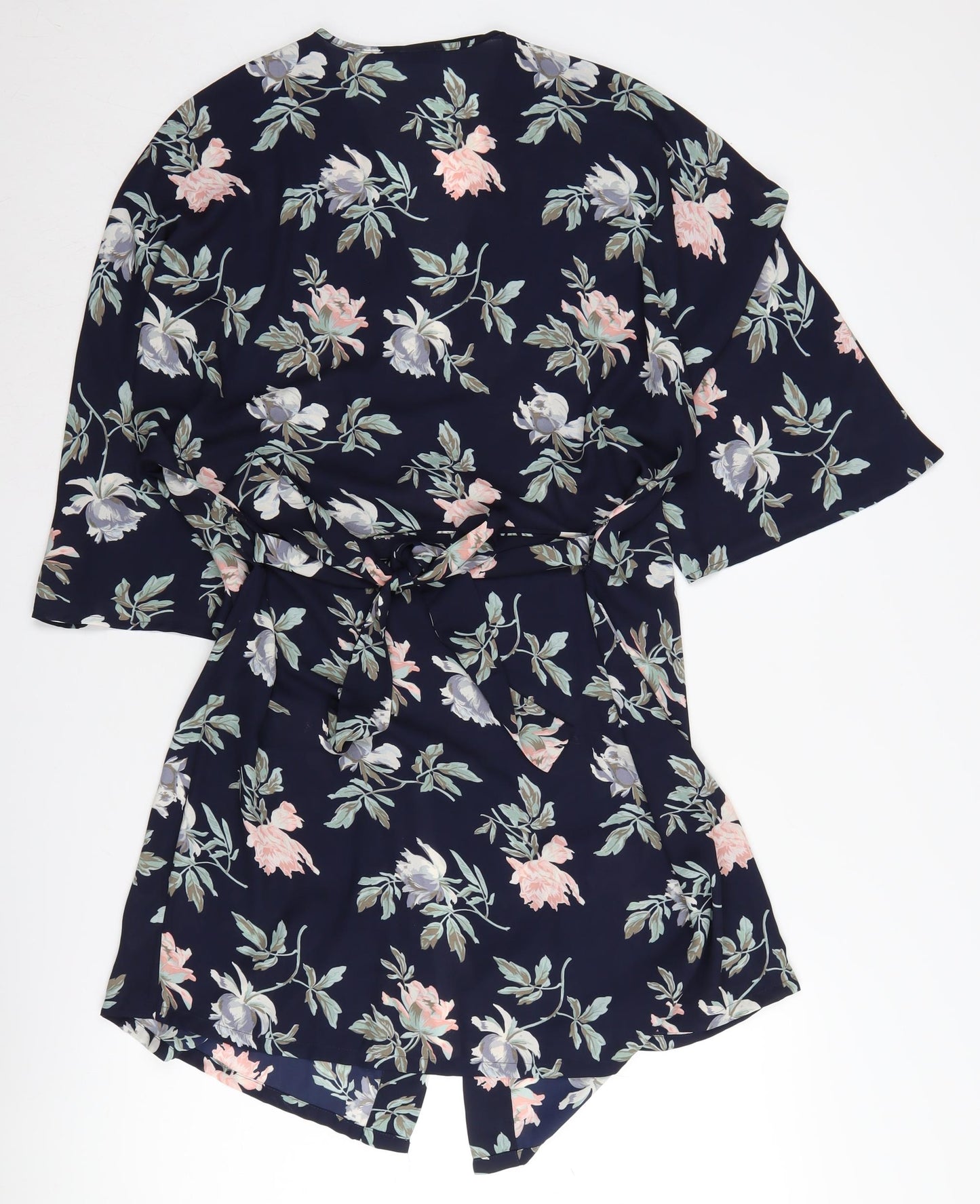 Oysho Women's Multicoloured Wrap Floral Jumper M