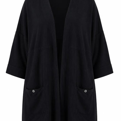 Wallis Women’s Black Cardigan XL with Button Accents