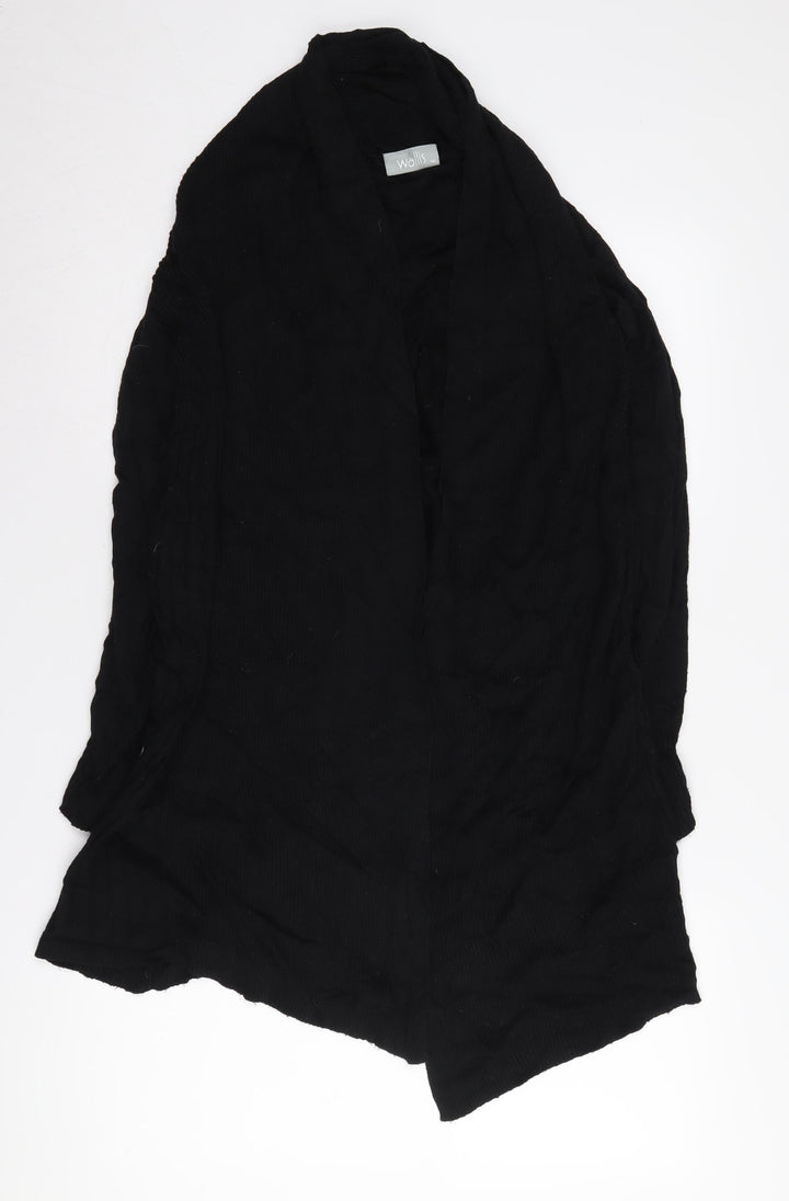 Wallis Women's Black Cardigan Medium Nylon Blend