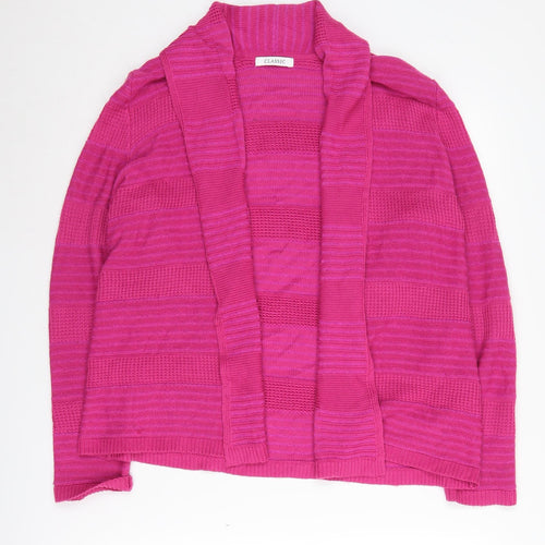 Marks and Spencer Women's Pink Cardigan Size 14
