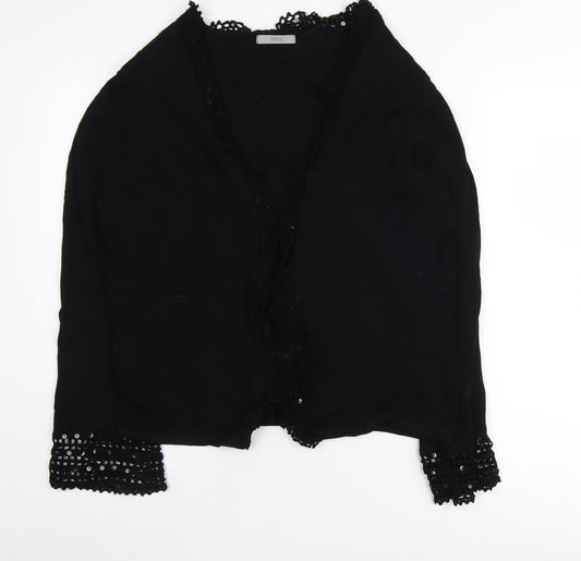 Marks and Spencer Women's Black Sequin Cardigan Size 16