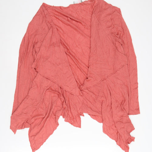 Marks and Spencer Women's Pink Wrap Jumper Size 14