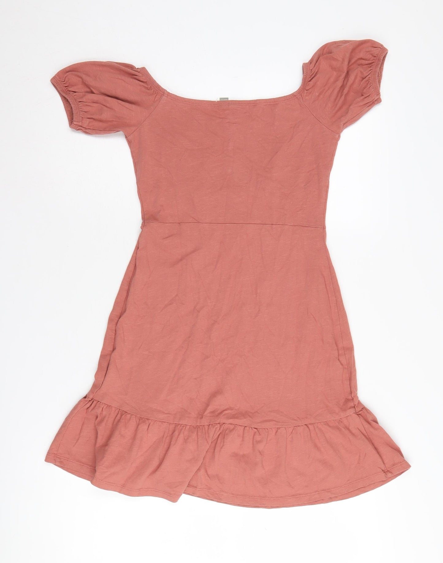 ASOS Women's Pink Mini Dress Size 8 Casual Square Neck