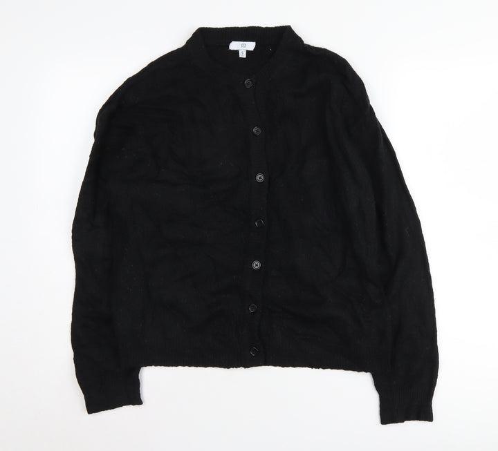 RR Women's Black Cardigan Jumper in Size S