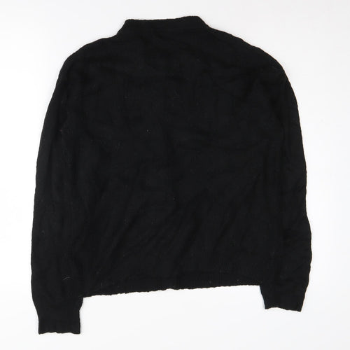 RR Women's Black Cardigan Jumper in Size S