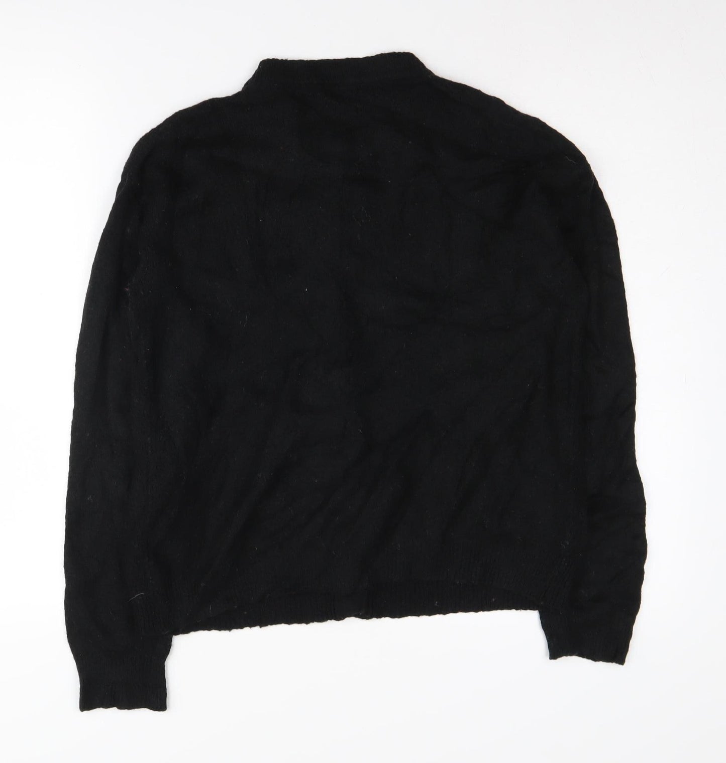 RR Women's Black Cardigan Jumper in Size S