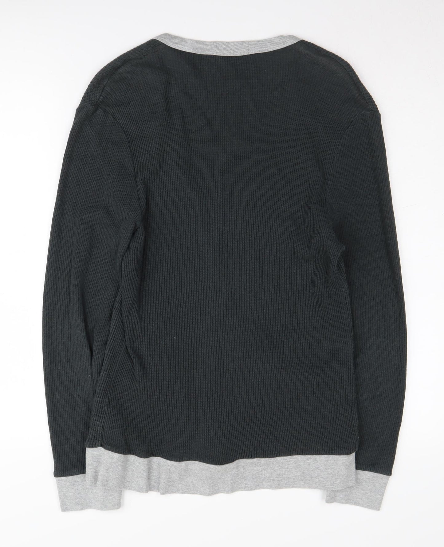 Topman Men's Grey Cardigan Size S - Classic V-Neck Knit Jumper