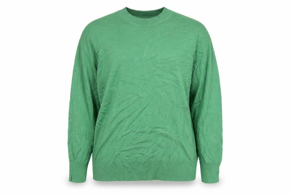 Marks & Spencer Women's Green Crew Neck Pullover L
