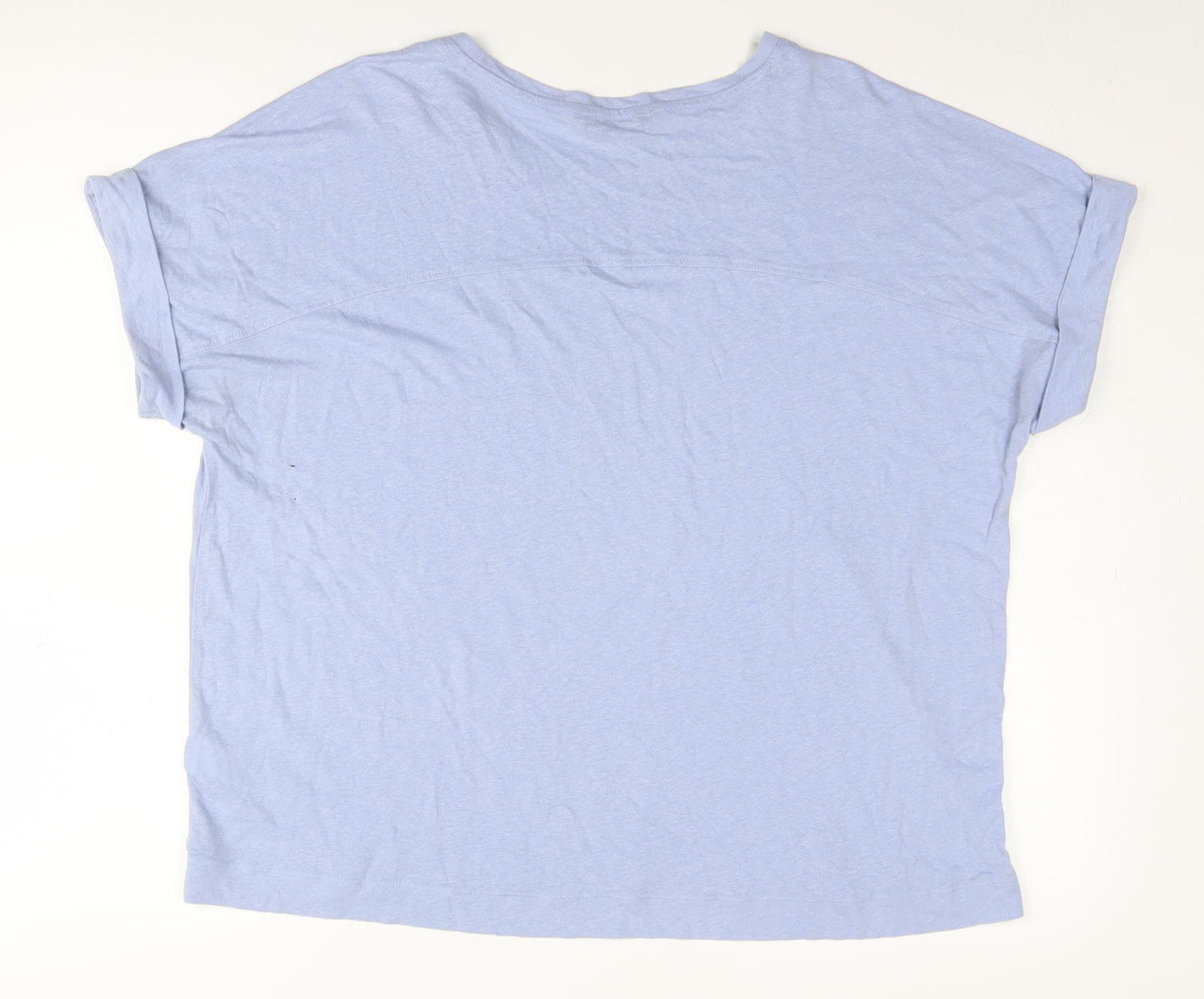 Marks and Spencer Women's Blue Relaxed T-Shirt Size 20