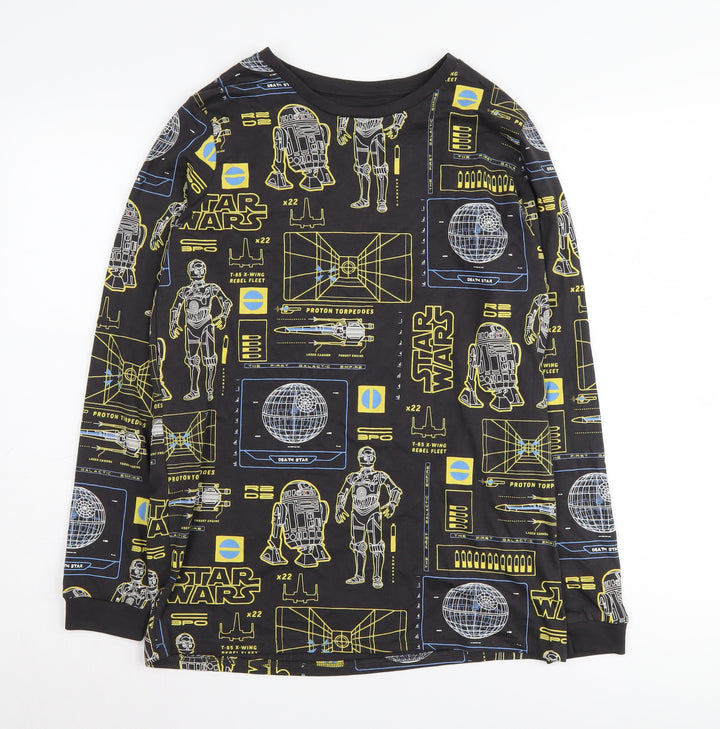 Marks and Spencer Boys Black Star Wars Graphic T-Shirt 13-14 Years