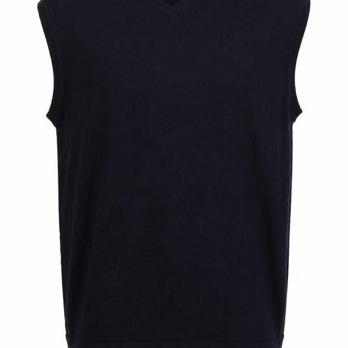 French Connection Men's Black XL Vest Casual Cotton