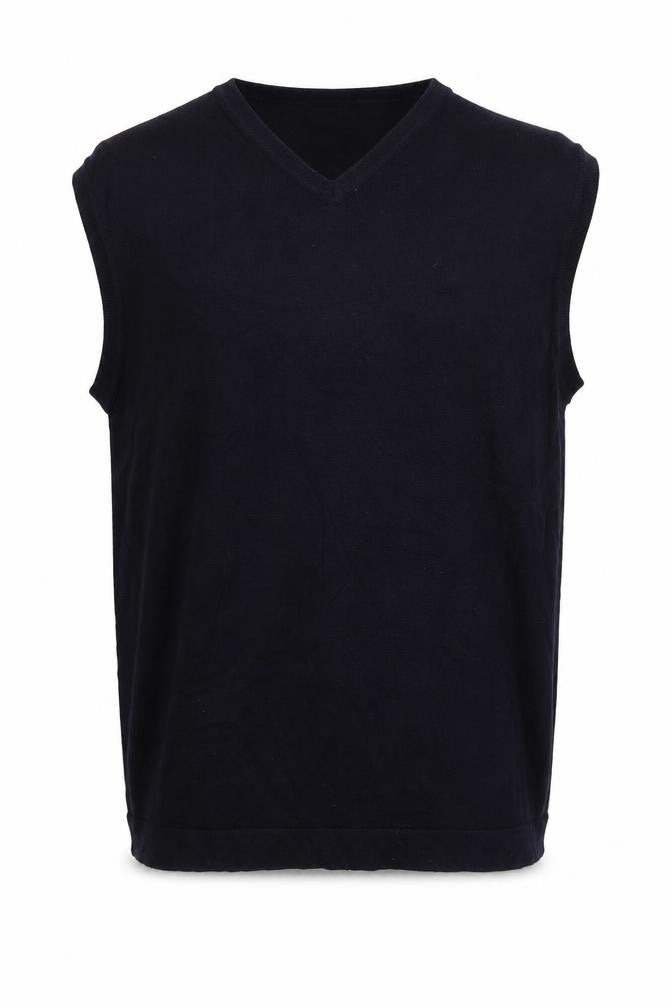 French Connection Men's Black XL Vest Casual Cotton