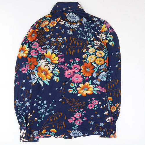 Albee Women's Multicoloured Floral Button-Up Shirt Size 8