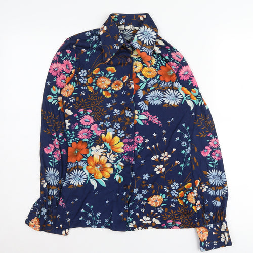 Albee Women's Multicoloured Floral Button-Up Shirt Size 8