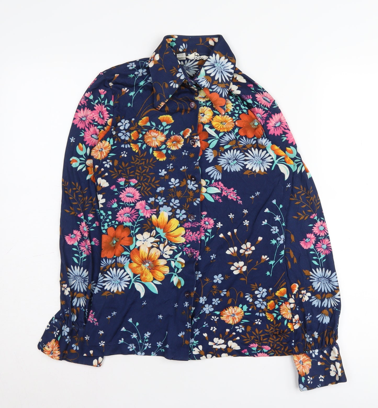 Albee Women's Multicoloured Floral Button-Up Shirt Size 8