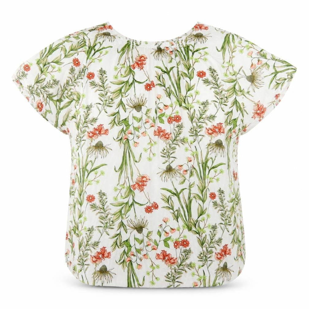 Front view of Marks & Spencer Women's Floral Tunic Blouse, size 8