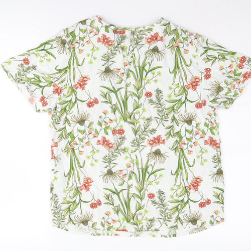 Marks and Spencer Women's Floral Tunic Blouse Size 8