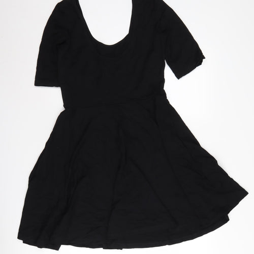 Envii Women's Black Skater Dress M - Stylish Casual Wear