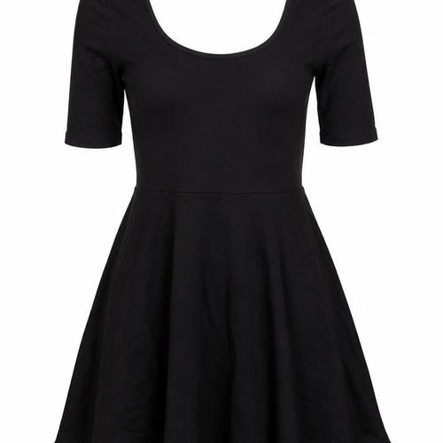 Envii Women's Black Skater Dress M - Stylish Casual Wear