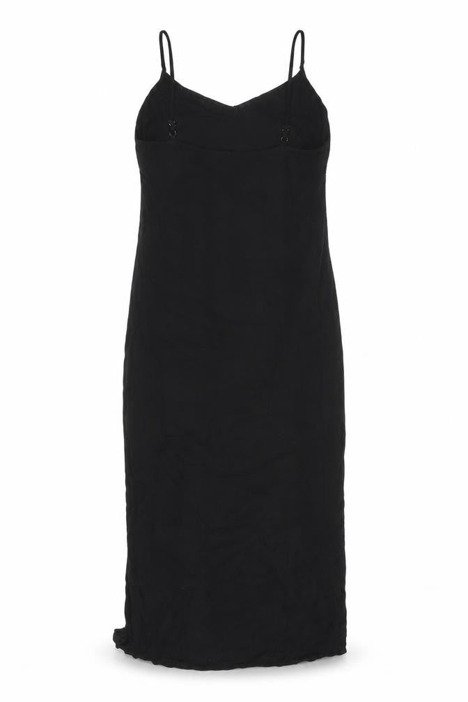 Marks and Spencer Women's Black Midi Slip Dress Size 10