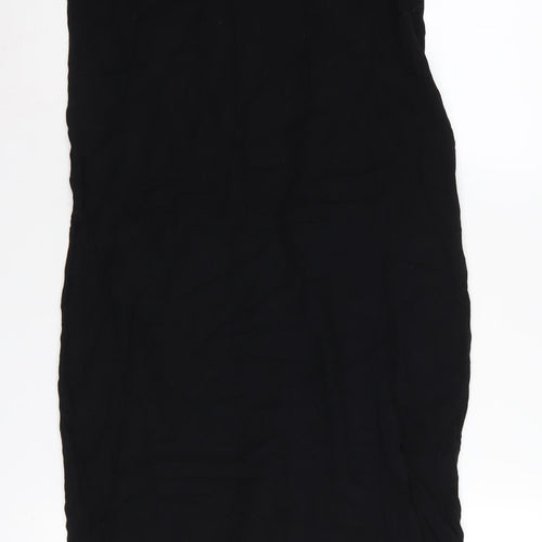 Marks and Spencer Women's Black Midi Slip Dress Size 10