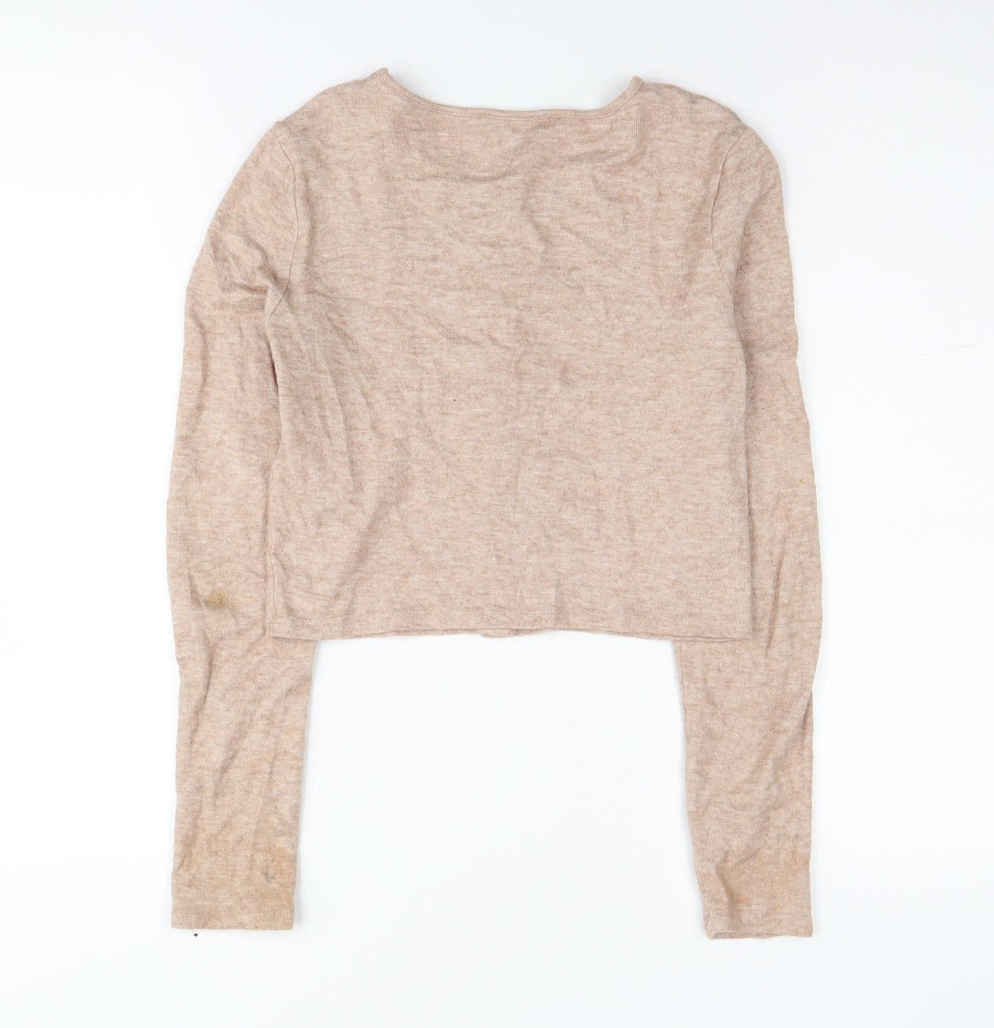 Zara Women's Beige M Cardigan Button Jumper