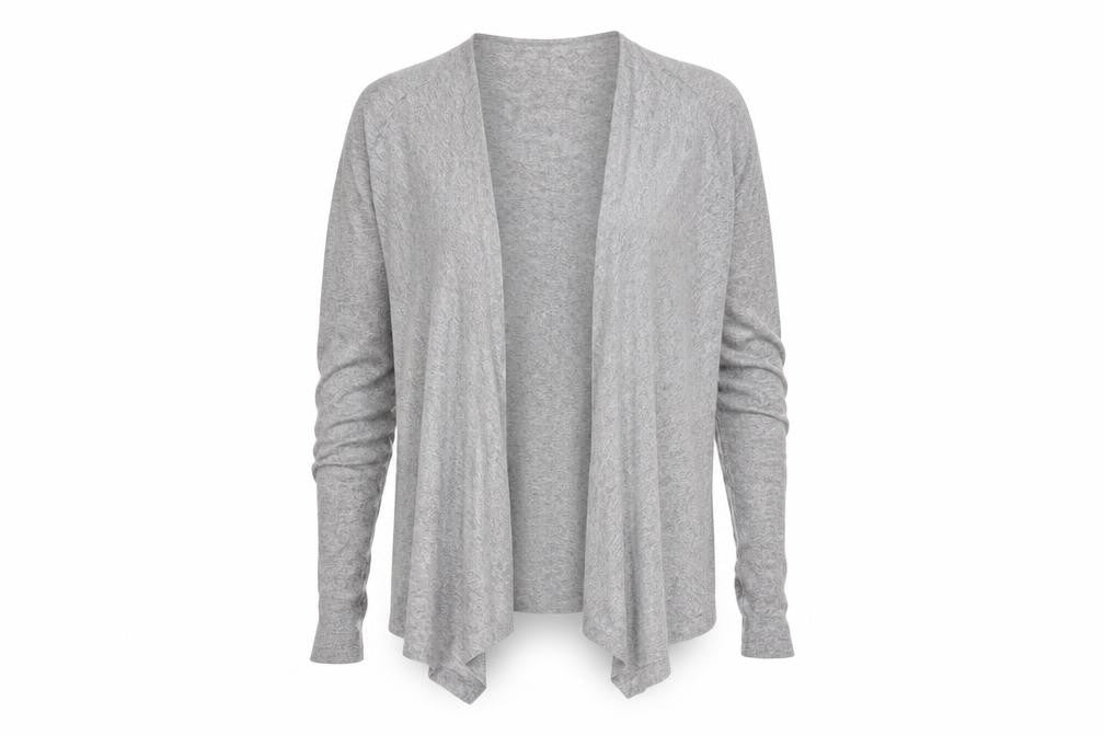 Brandy Melville Womens Grey Cardigan One Size Knitwear
