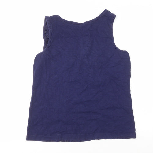 Lands' End Women's Blue XS Petite Tank Top