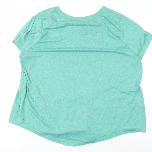 Nike Men's Green 2XL Dri-Fit Athletic Tee