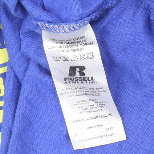 Russell Athletic Men's Blue L Graphic T-Shirt